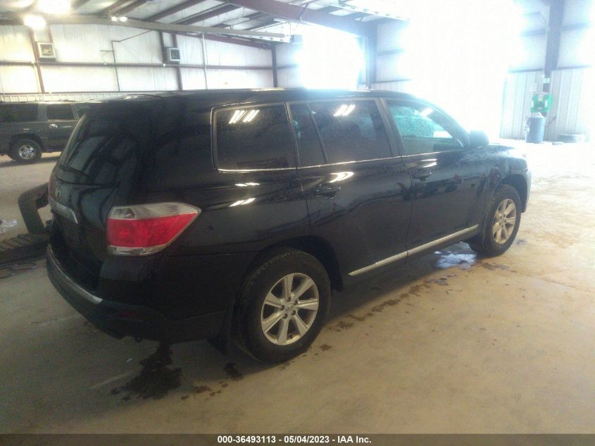 2013 TOYOTA HIGHLANDER - 5TDZA3EH1DS046587