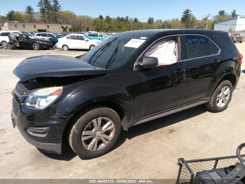 2016 CHEVROLET EQUINOX LS - 2GNFLEEK9G6119571