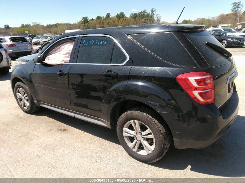 2016 CHEVROLET EQUINOX LS - 2GNFLEEK9G6119571