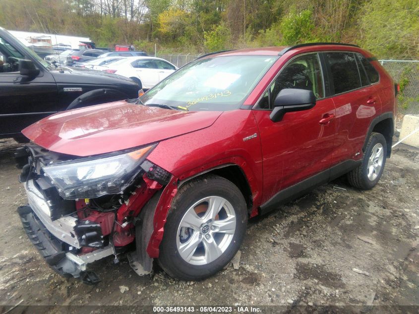2021 TOYOTA RAV4 HYBRID LE - JTMLWRFV4MD116240