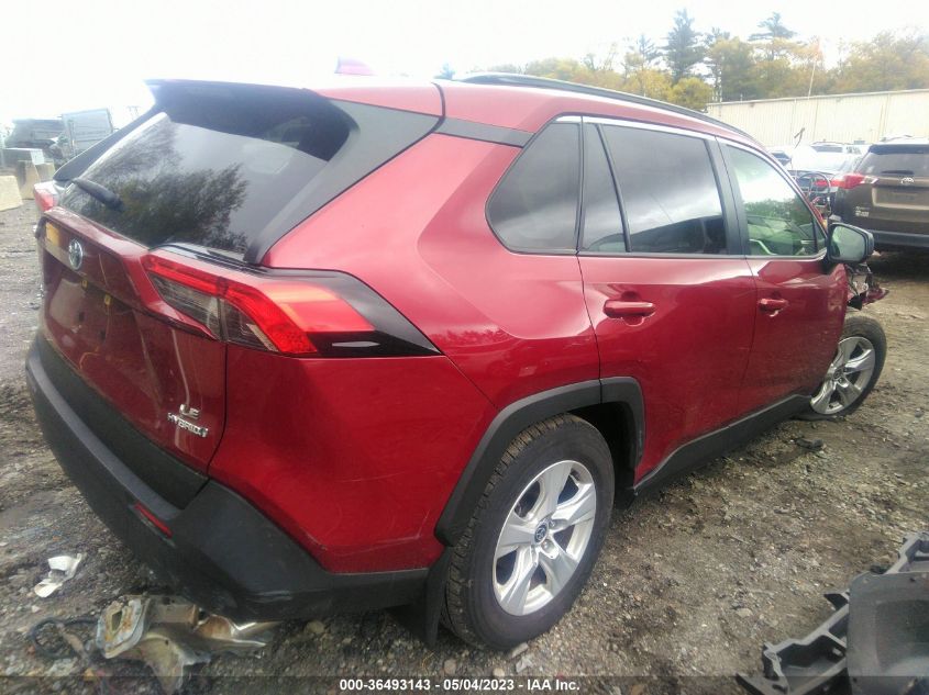 2021 TOYOTA RAV4 HYBRID LE - JTMLWRFV4MD116240
