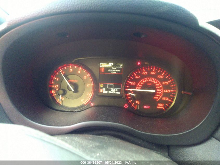 2015 SUBARU WRX LIMITED - JF1VA1G68F9818234