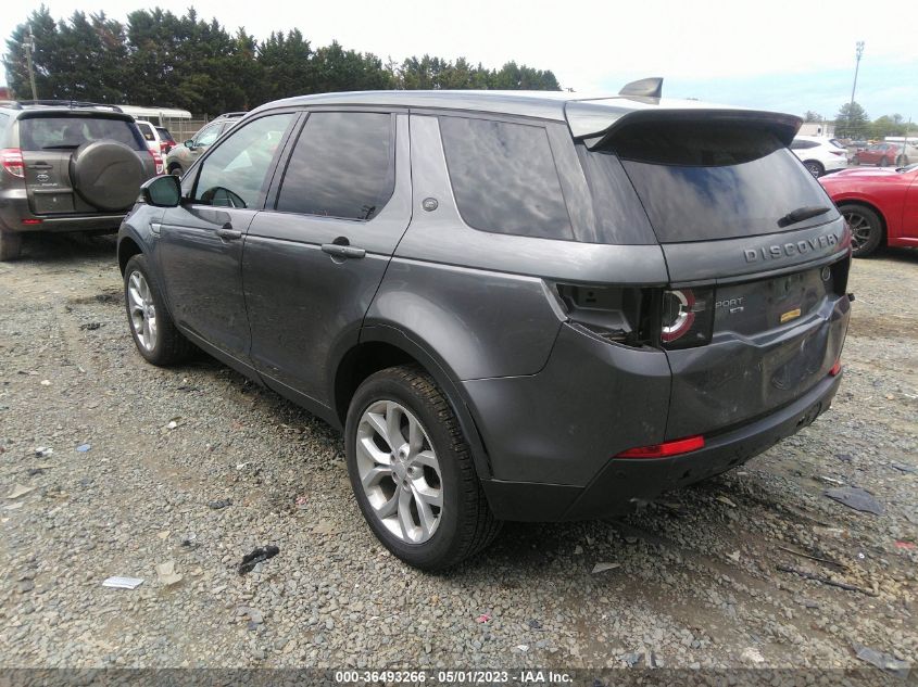 2017 LAND ROVER DISCOVERY SPORT HSE - SALCR2BG3HH719077