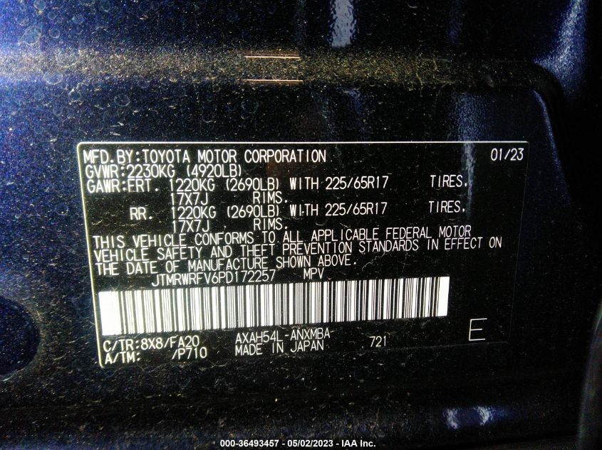 2023 TOYOTA RAV4 HYBRID XLE - JTMRWRFV6PD172257