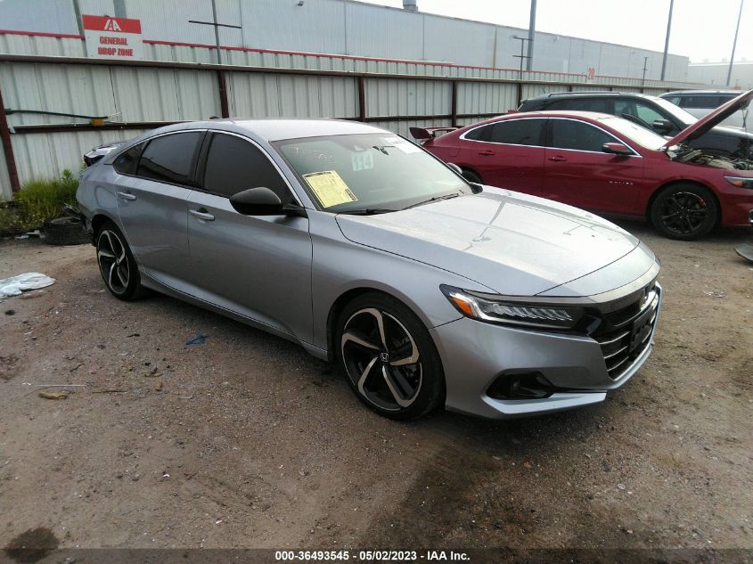 2021 HONDA ACCORD SEDAN SPORT SE - 1HGCV1F40MA117027