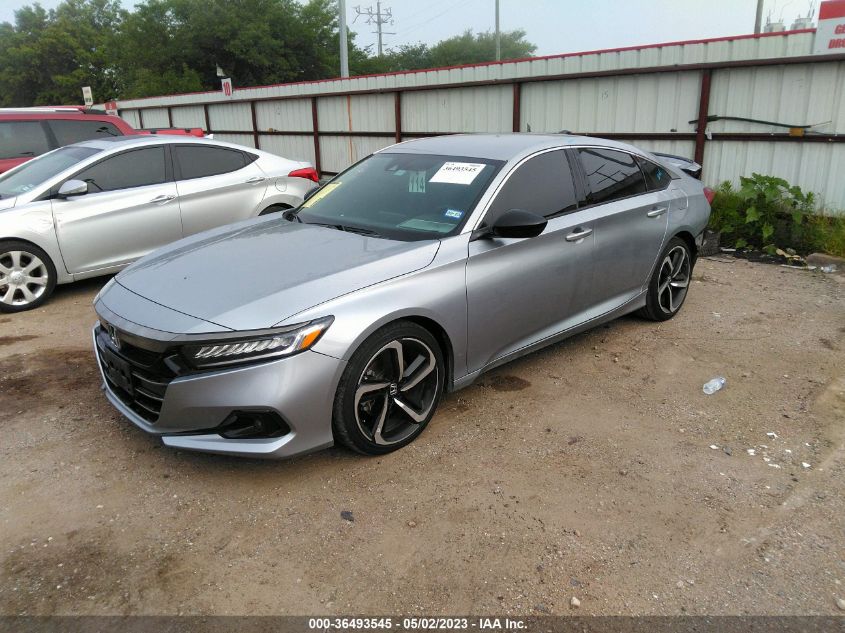 2021 HONDA ACCORD SEDAN SPORT SE - 1HGCV1F40MA117027