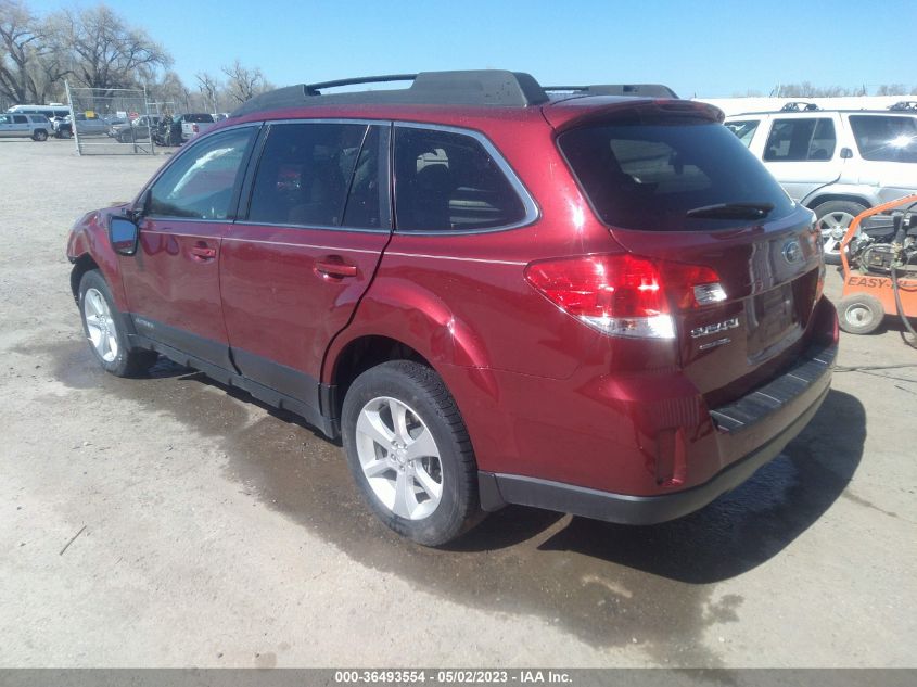 2013 SUBARU OUTBACK 2.5I PREMIUM - 4S4BRBCC3D3241471