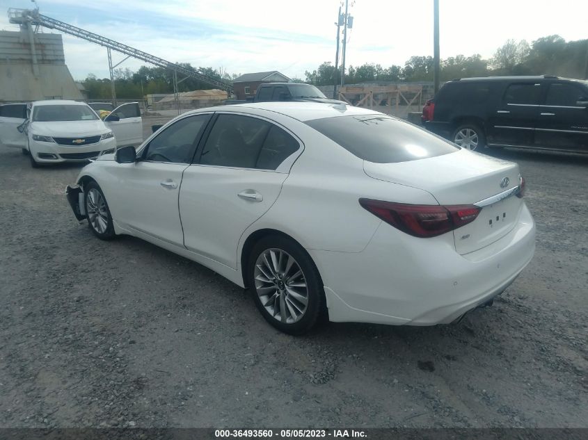 2021 INFINITI Q50 3.0T LUXE - JN1EV7BR2MM750657