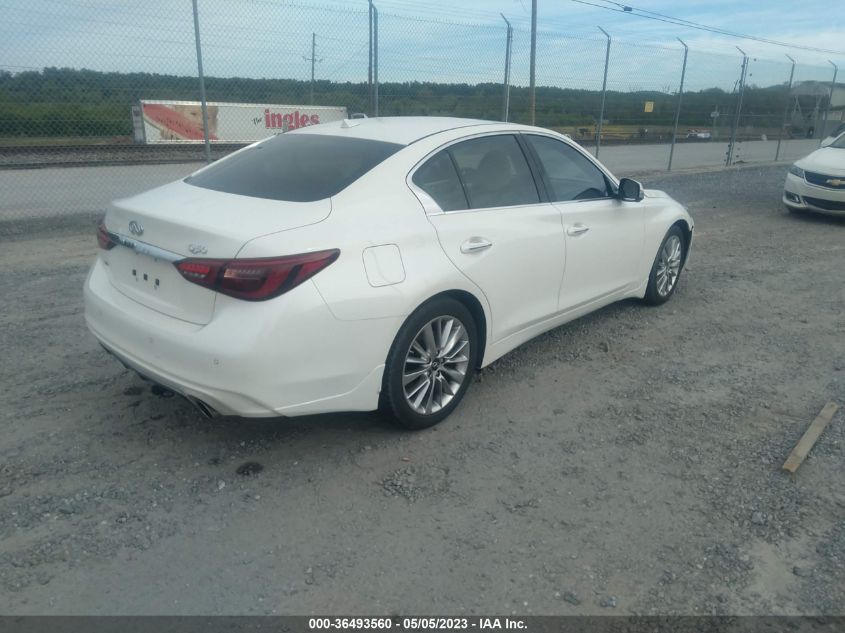 2021 INFINITI Q50 3.0T LUXE - JN1EV7BR2MM750657