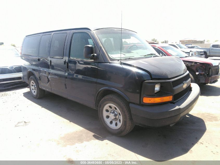 2014 CHEVROLET EXPRESS PASSENGER LS - 1GNSGBF47E1182010