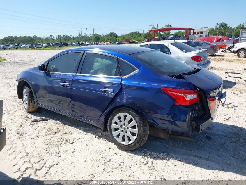 2016 NISSAN SENTRA S - 3N1AB7AP7GY294177