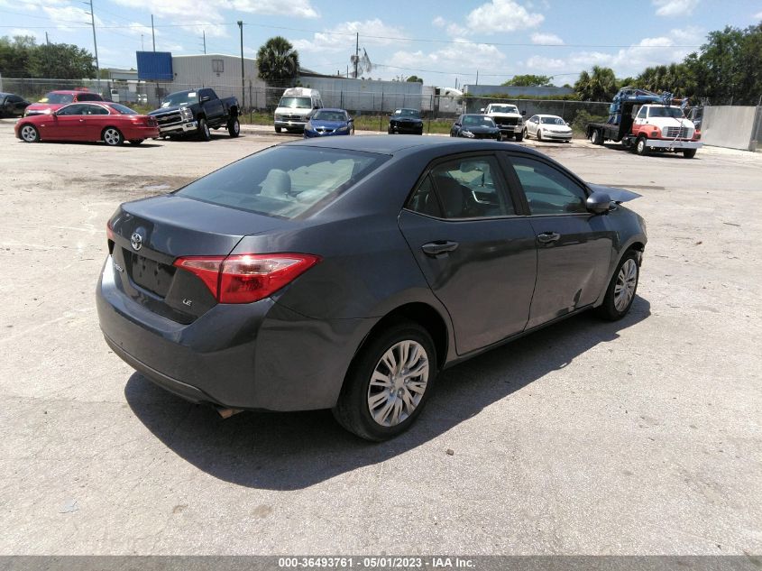 2017 TOYOTA COROLLA LE - 5YFBURHE4HP614097