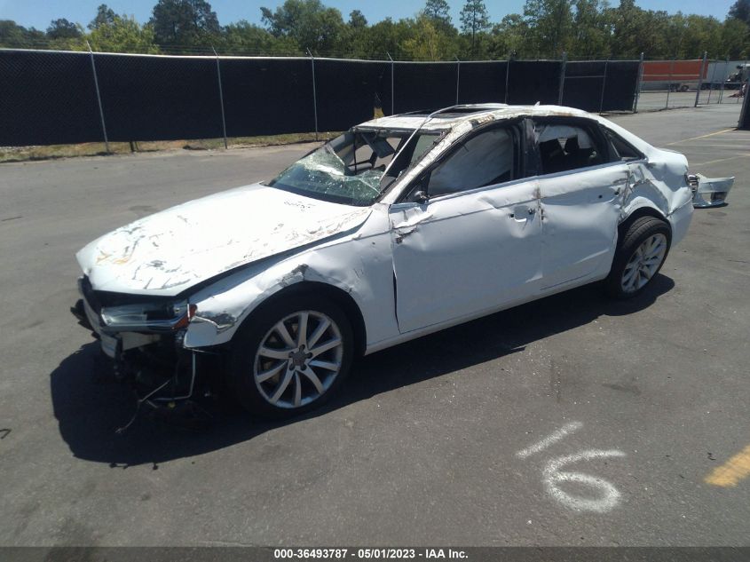 2013 AUDI A4 PREMIUM PLUS - WAUEFAFL4DA042924