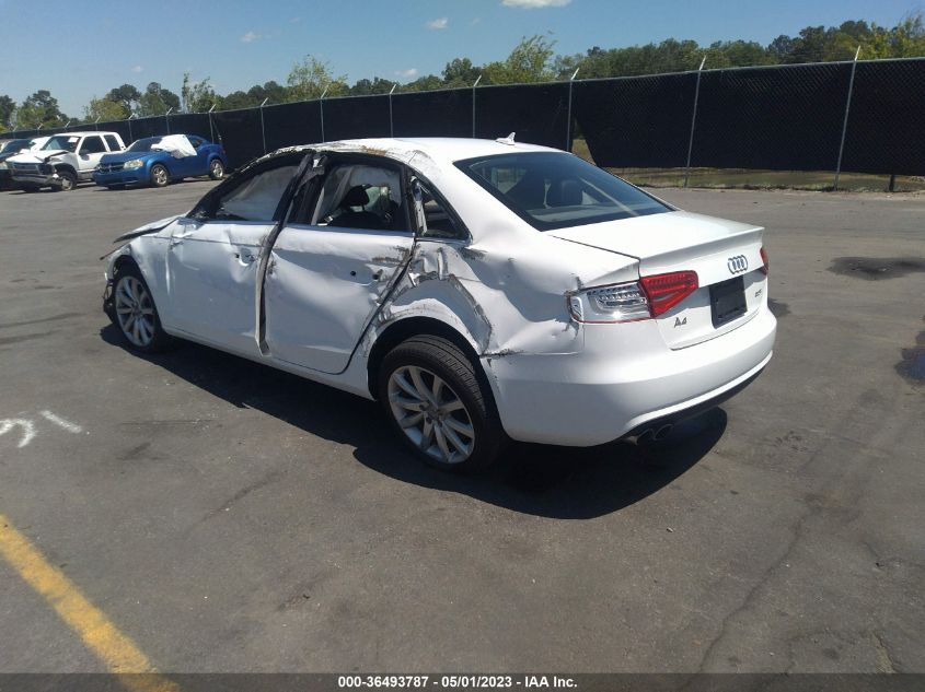 2013 AUDI A4 PREMIUM PLUS - WAUEFAFL4DA042924