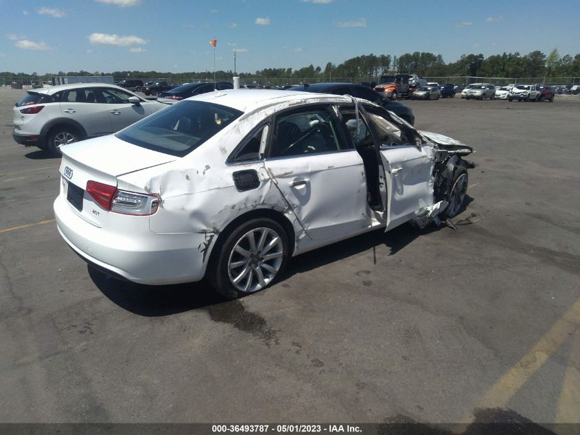 2013 AUDI A4 PREMIUM PLUS - WAUEFAFL4DA042924
