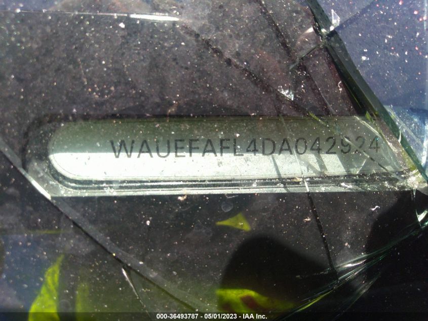 2013 AUDI A4 PREMIUM PLUS - WAUEFAFL4DA042924