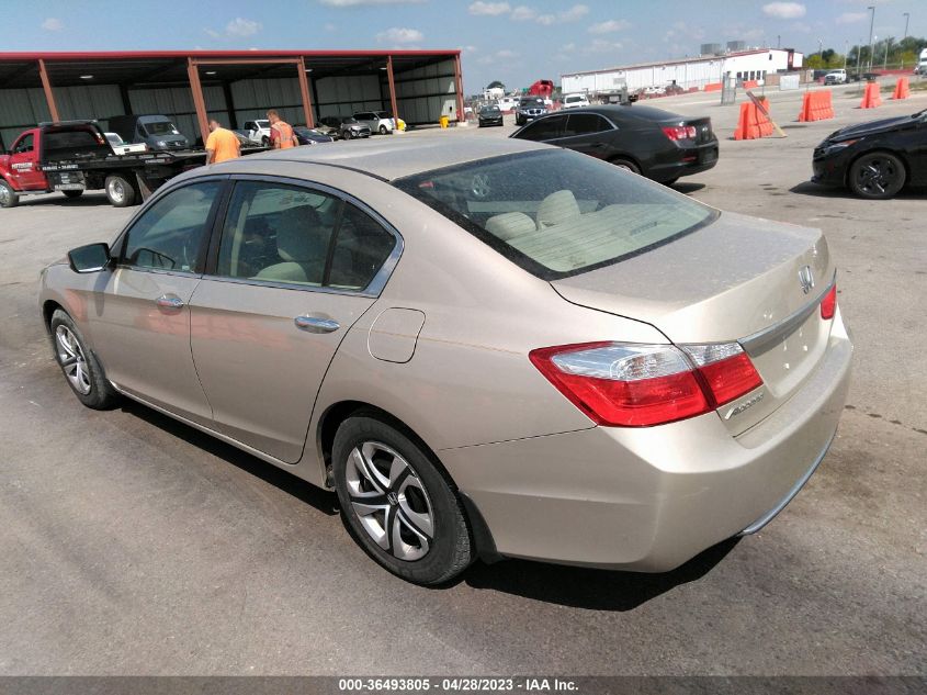 2013 HONDA ACCORD SDN LX - 1HGCR2F30DA184275