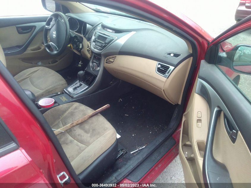 2013 HYUNDAI ELANTRA GLS PZEV - KMHDH4AE6DU943239