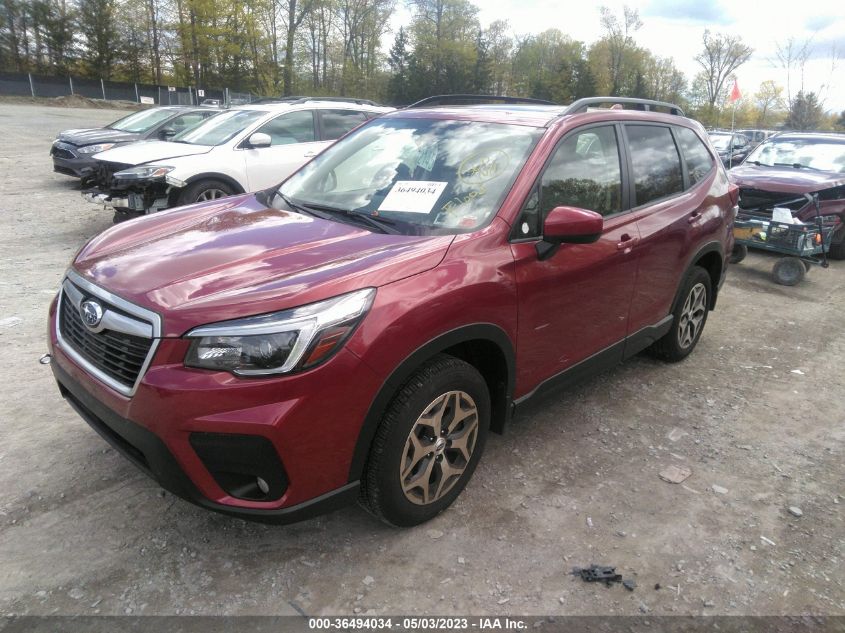 2021 SUBARU FORESTER PREMIUM - JF2SKAFC8MH473227