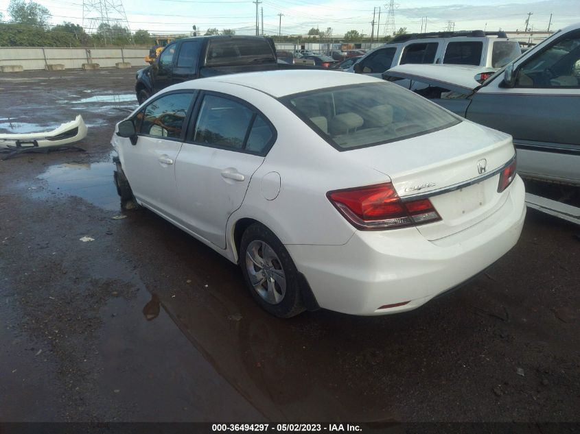 2013 HONDA CIVIC SDN LX - 19XFB2F58DE069373