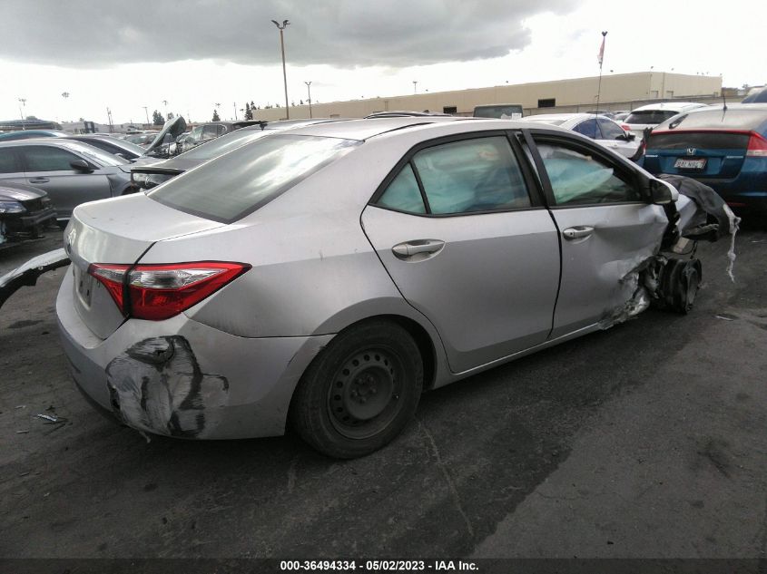 2014 TOYOTA COROLLA L/LE/S/S PLUS/LE PLUS - 5YFBURHE4EP012084