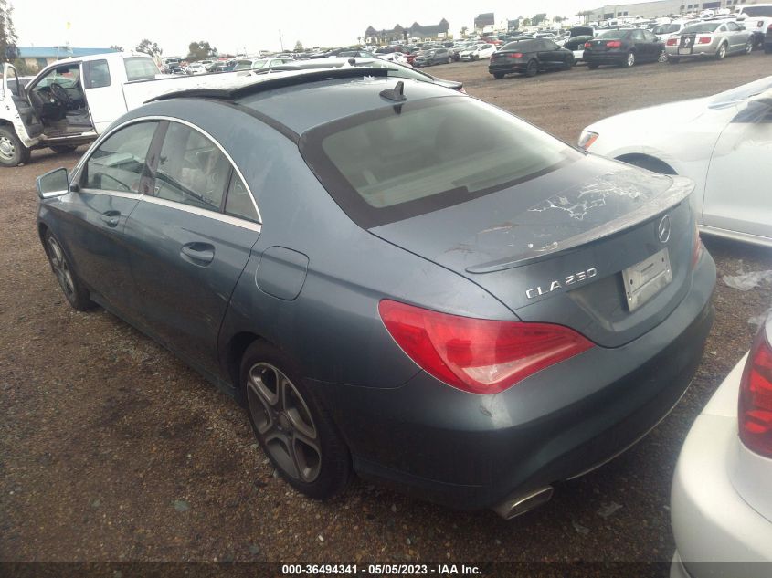 2014 MERCEDES-BENZ CLA-CLASS CLA 250 - WDDSJ4GB7EN102318