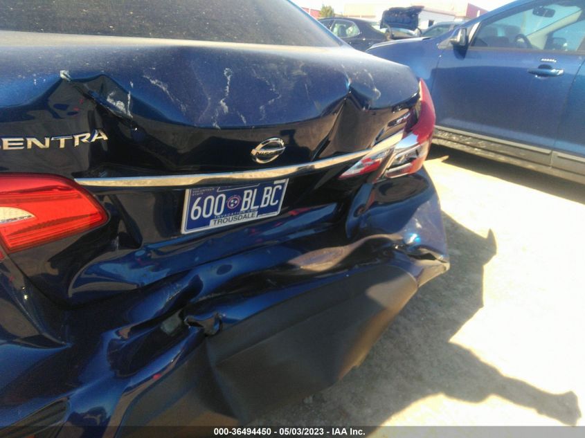 2018 NISSAN SENTRA SV - 3N1AB7AP0JY292276