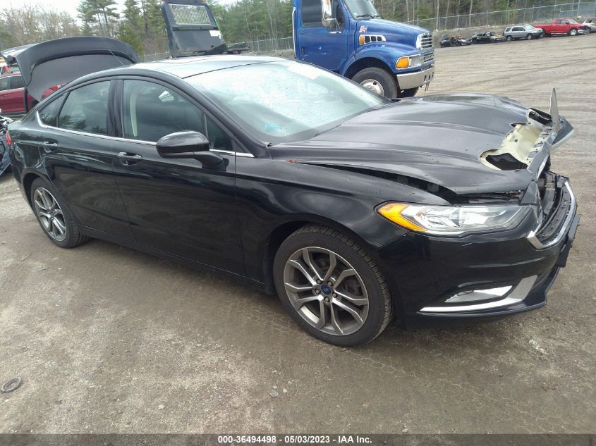 2017 FORD FUSION SE - 3FA6P0T91HR136008