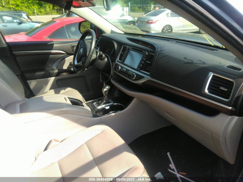 2016 TOYOTA HIGHLANDER LIMITED - 5TDDKRFH9GS264869