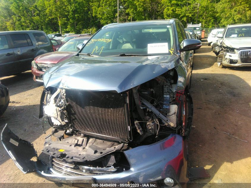 2016 TOYOTA HIGHLANDER LIMITED - 5TDDKRFH9GS264869