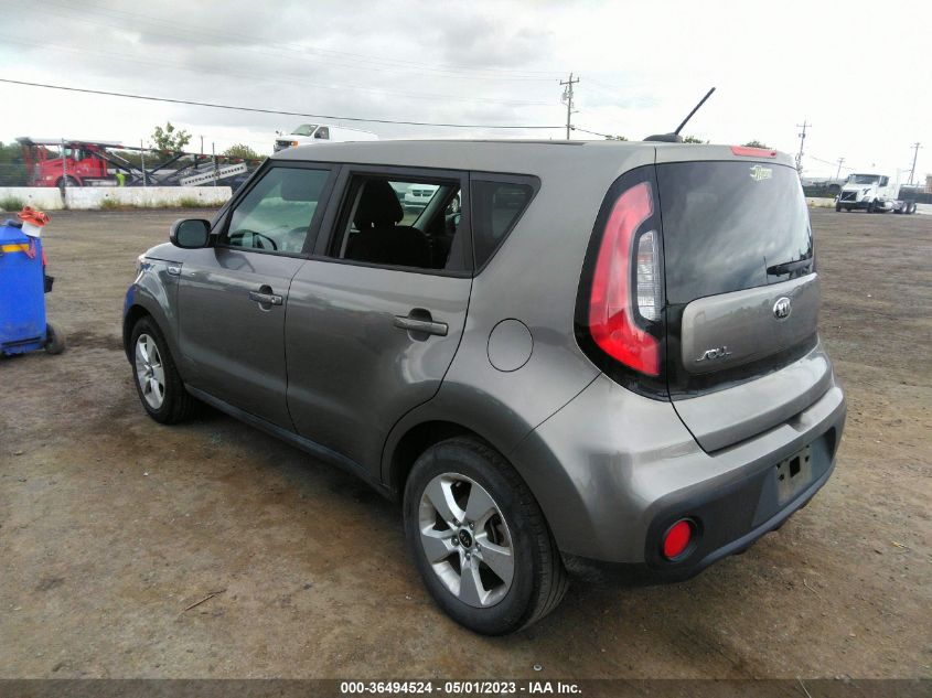 2017 KIA SOUL BASE - KNDJN2A20H7481131