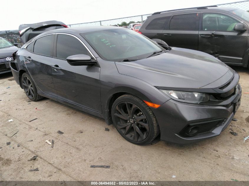 2019 HONDA CIVIC SEDAN SPORT - 19XFC2F83KE051531