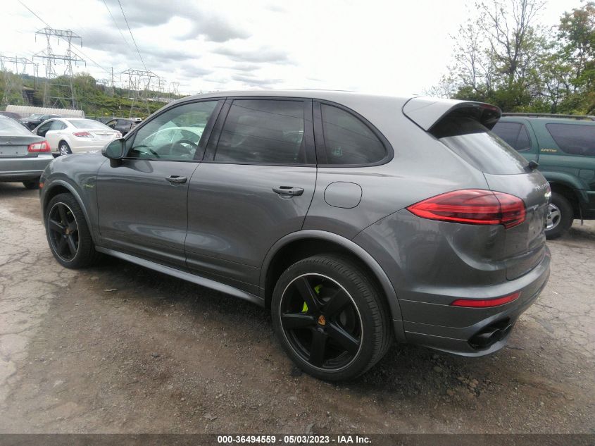 2016 PORSCHE CAYENNE S E-HYBRID - WP1AE2A20GLA59574
