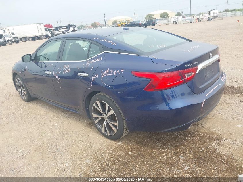 2017 NISSAN MAXIMA S - 1N4AA6AP4HC392397