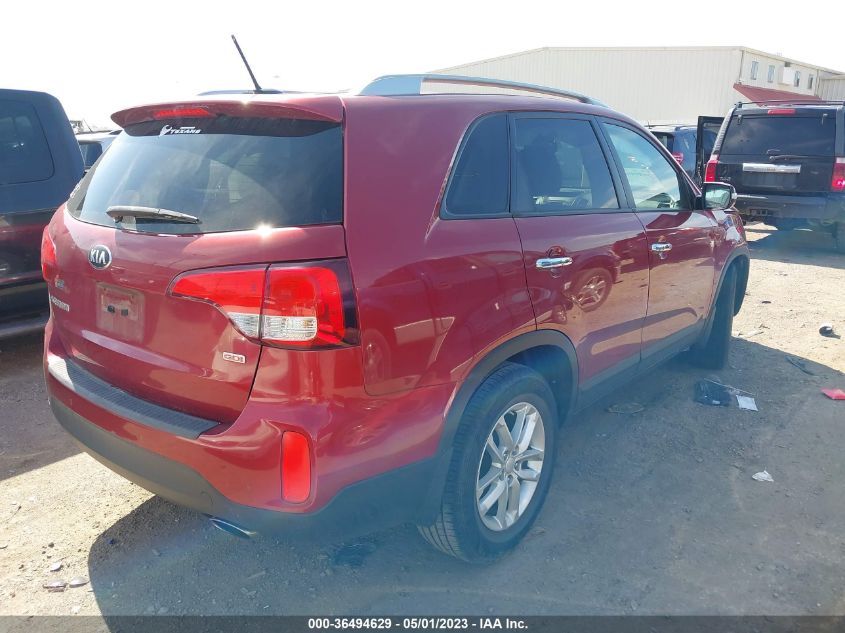 2014 KIA SORENTO LX - 5XYKT3A60EG490929