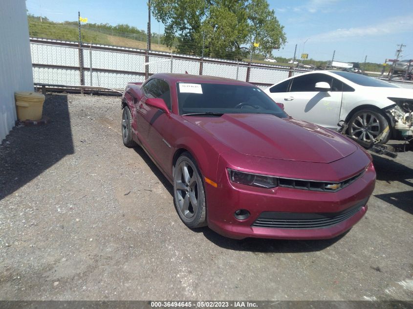 2014 CHEVROLET CAMARO LT - 2G1FB1E37E9282009