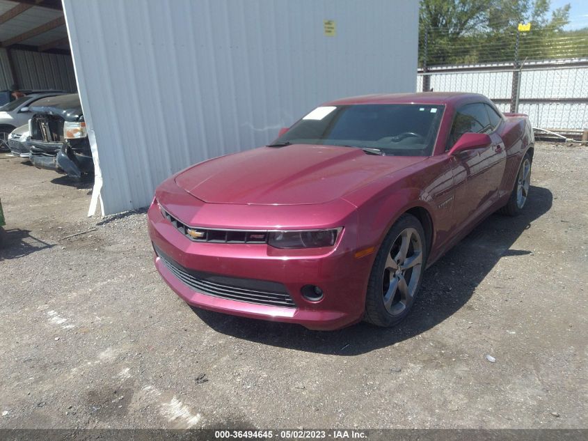 2014 CHEVROLET CAMARO LT - 2G1FB1E37E9282009