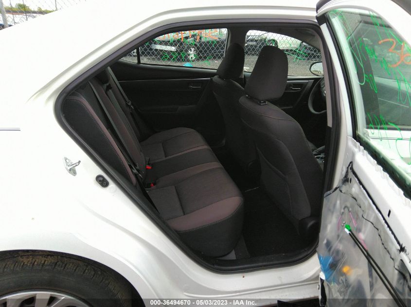 2018 TOYOTA COROLLA L/LE/XLE/SE/XSE - 5YFBURHE5JP849470