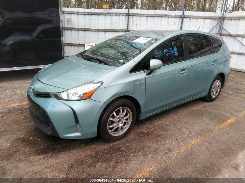 2015 TOYOTA PRIUS V TWO/FIVE/THREE/FOUR - JTDZN3EU5FJ024254
