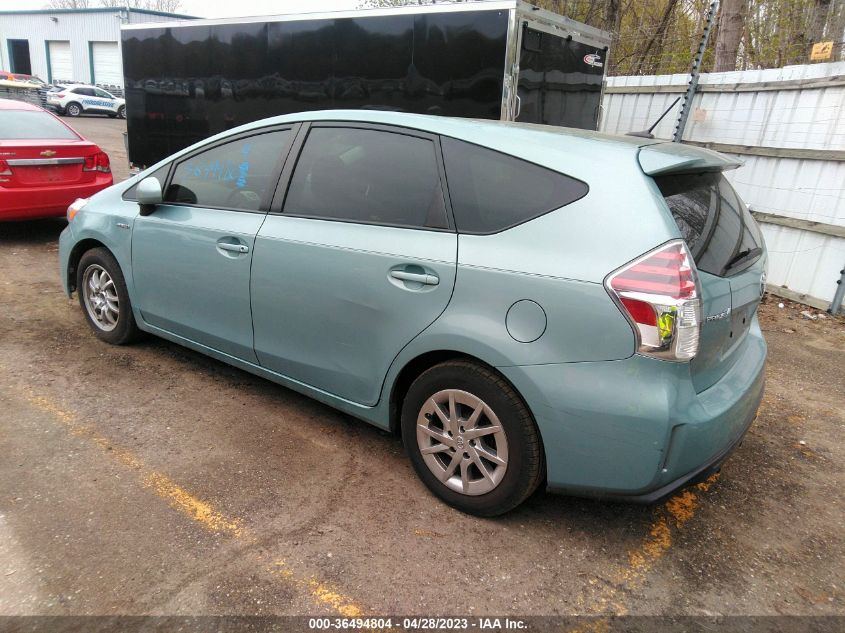 2015 TOYOTA PRIUS V TWO/FIVE/THREE/FOUR - JTDZN3EU5FJ024254