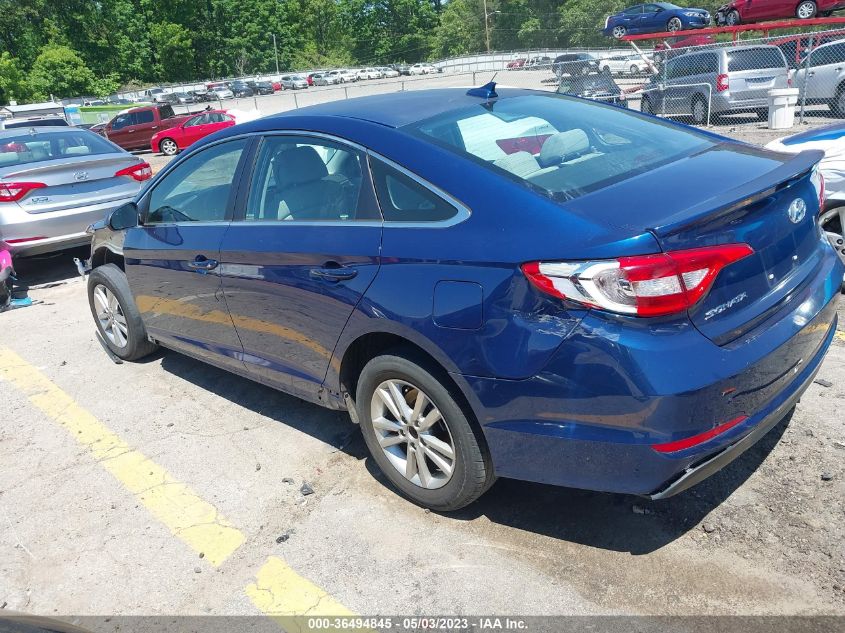 2017 HYUNDAI SONATA 2.4L - 5NPE24AF7HH575656