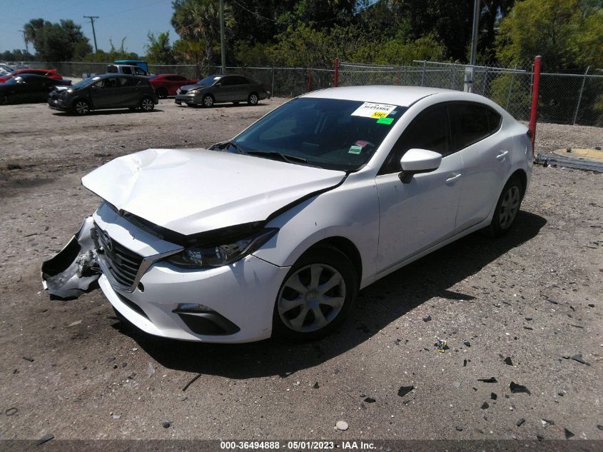 2015 MAZDA MAZDA3 I SPORT - 3MZBM1U73FM165828