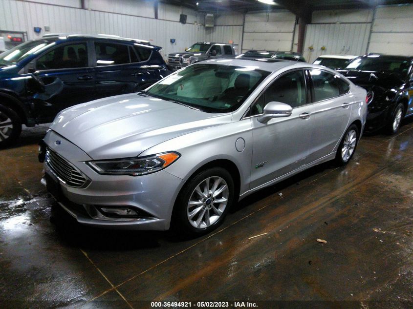 2017 FORD FUSION ENERGI TITANIUM/PLATINUM - 3FA6P0SU2HR267874