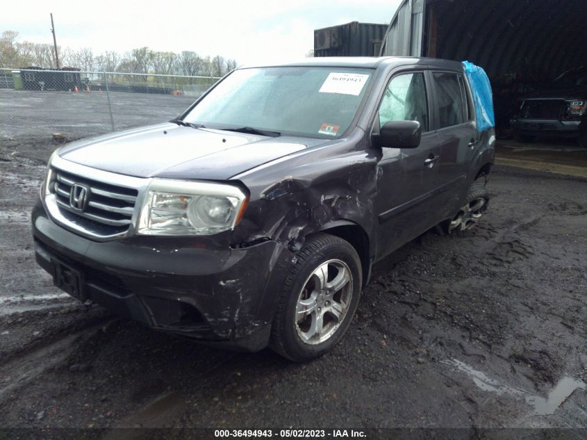 2013 HONDA PILOT EX-L - 5FNYF4H51DB073779