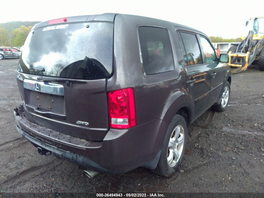 2013 HONDA PILOT EX-L - 5FNYF4H51DB073779