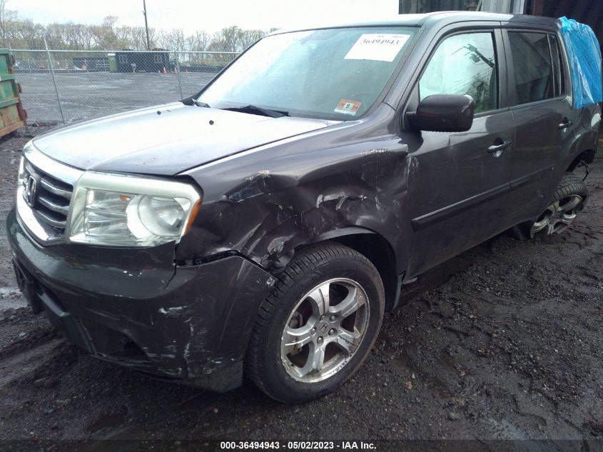 2013 HONDA PILOT EX-L - 5FNYF4H51DB073779