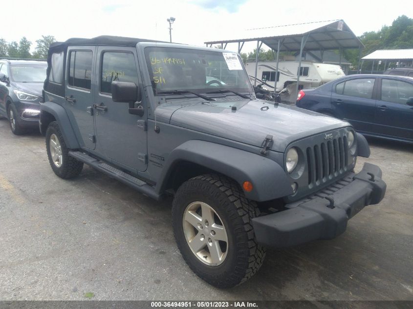 2014 JEEP WRANGLER UNLIMITED SPORT - 1C4HJWDG8EL263742