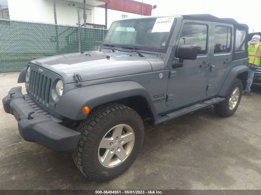 2014 JEEP WRANGLER UNLIMITED SPORT - 1C4HJWDG8EL263742