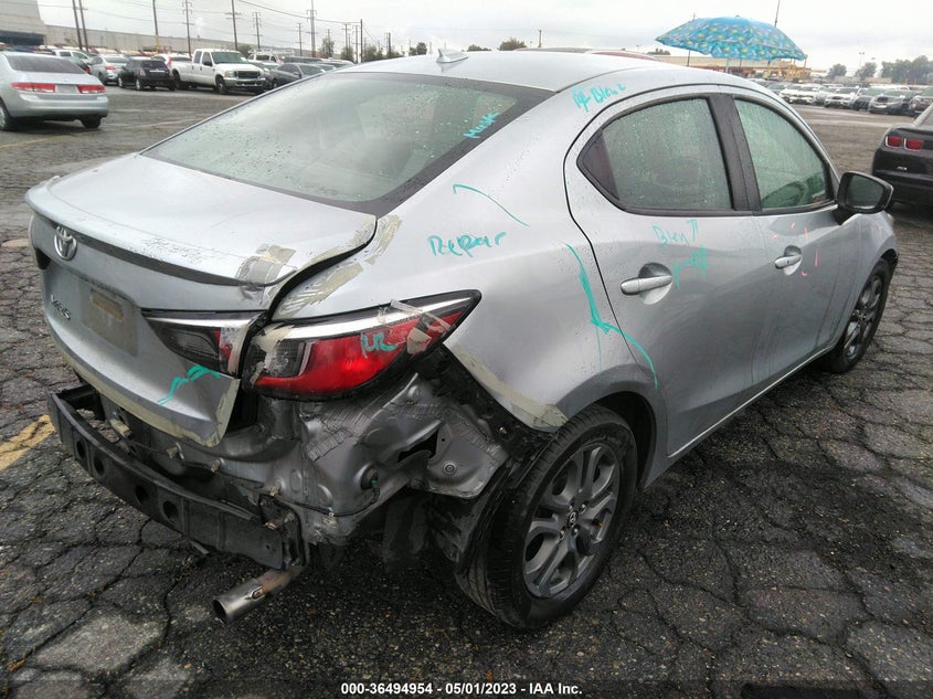 VIN 3MYDLBYV8KY525631 2019 TOYOTA YARIS SEDAN L/LE/XLE