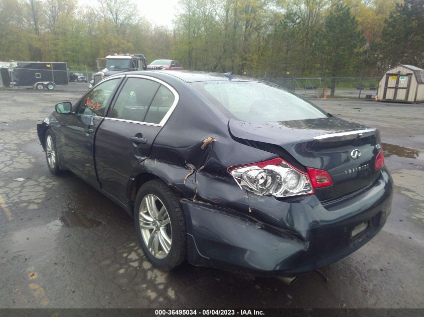 2013 INFINITI G37 SEDAN X JN1CV6AR7DM760426